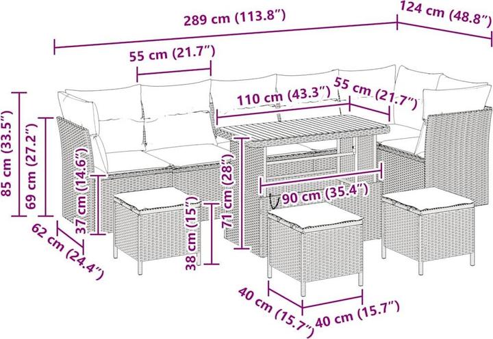 Produktbild vidaXL Benson