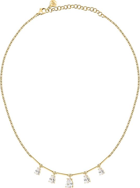 Immagine prodotto Morellato Collana di lusso placcata in oro con zirconi Tesori SAIW207 (Argento 925)
