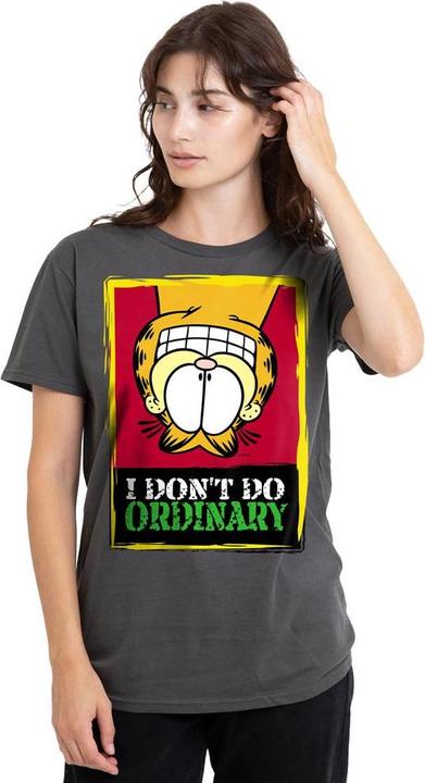Immagine prodotto Garfield I Don't Do Ordinary Maglietta Adulto Unisex (M)