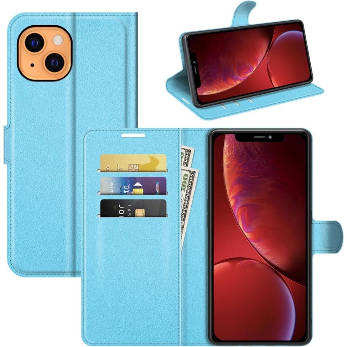 König Design Hülle Handy Schutz für Apple iPhone 13 mini Case Cover Tasche Etuis Bumper Blau (Apple iPhone 13 mini), Sma...