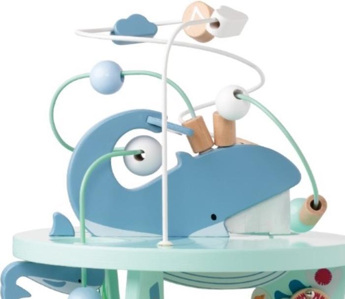 Image du produit Konjac Sponge Spirale motorisée en bois Monde sous-marin