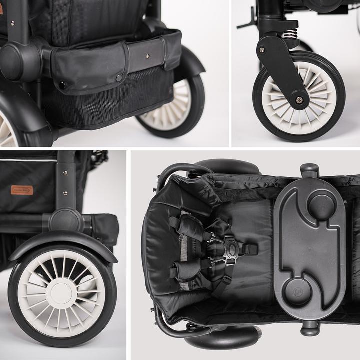 Produktbild BabyGo Cozy Rider black,beige