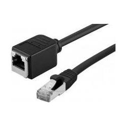 Générique Cat6a S/Ftp Extension Patch Cord Black 10m (S/FTP, CAT6a, 10 m), Netzwerkkabel