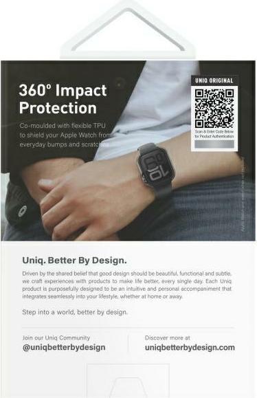 Produktbild Uniq case Valencia Apple Watch Series 46mm silver/titanium silver