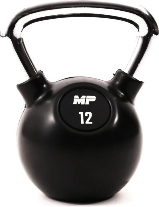 Produktbild Muscle Power Kettlebell Gummi Chrom