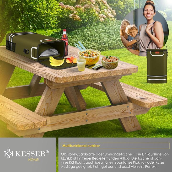 Produktbild Kesser Einkaufstrolley Treppensteiger mit Kühlfach