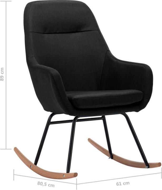 Actual product image vidaXL Schaukelstuhl