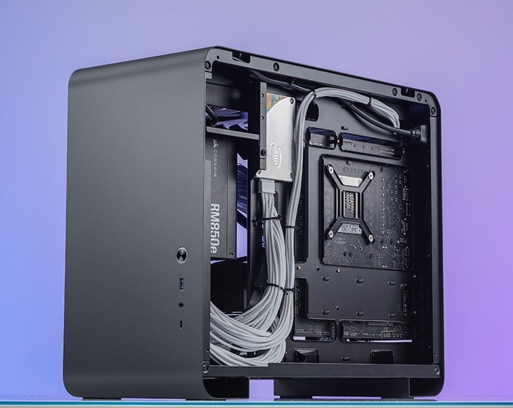 Actual product image Jonsbo U4 Mini Mesh Micro ATX case (mATX, Mini-ITX)