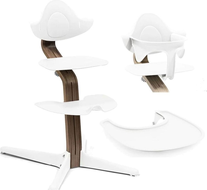 Immagine prodotto Stokke Sedia Nomi in noce con set e vassoio per bambini (Seggiolone)