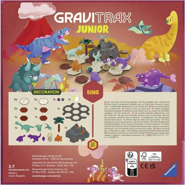 Produktbild Ravensburger GraviTrax Junior - Extension Dino