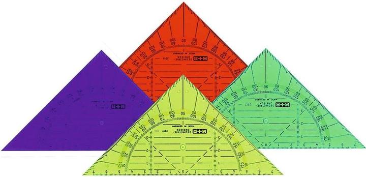 Produktbild M+r Geo-Dreieck sortiert (14 cm)
