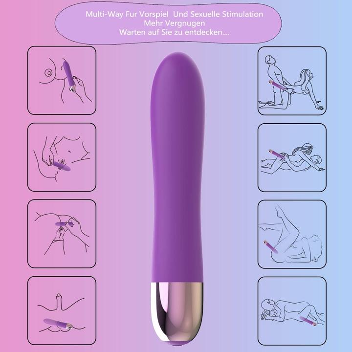 Produktbild Enlove Silikon Vibrator mit Stossfunktion und 10 Modi