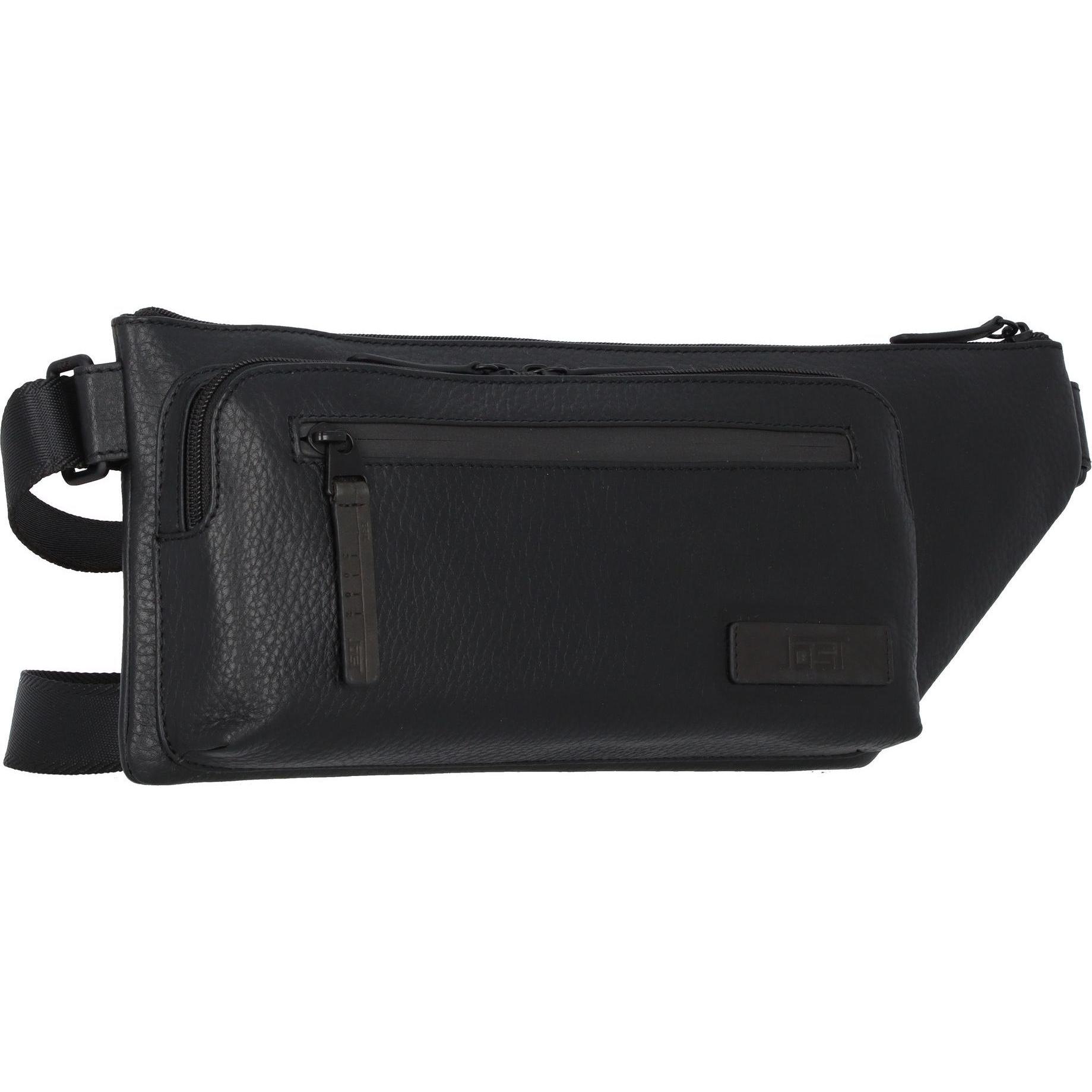 Jost, Handtasche, Stockholm Umhängetasche Leder 39 cm, Schwarz