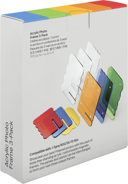 Produktbild Polaroid Acrylic Photo Frame - Coloured - 3 Pack (10 x 15 cm)