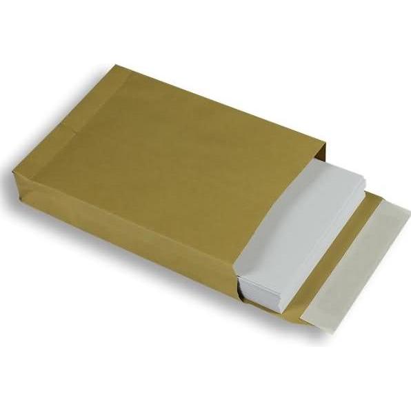 Thumbnail - Blanke, Versandtasche + Luftpolstertasche, Faltentaschen 176x250x40mm B5 120g/qm haftklebend VE=250 St. braun (1 x)