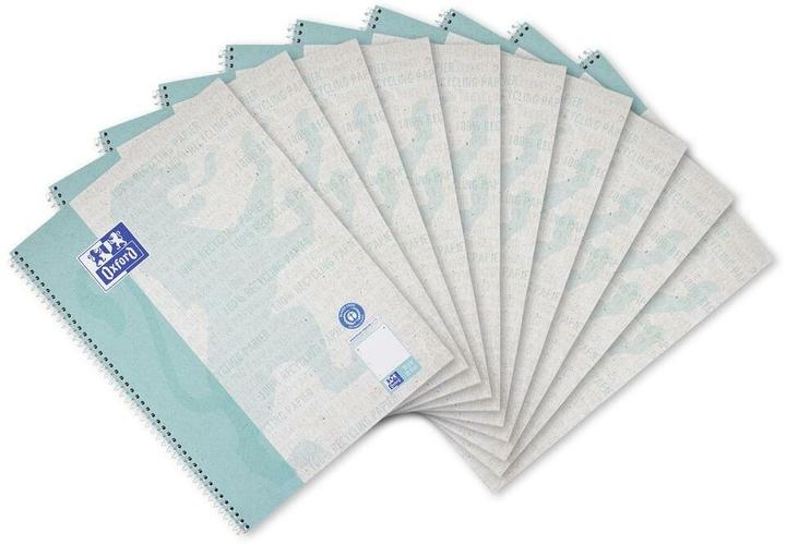 Actual product image Oxford Recycling college notebook, A4+ (A4+, Dotted, Soft cover)