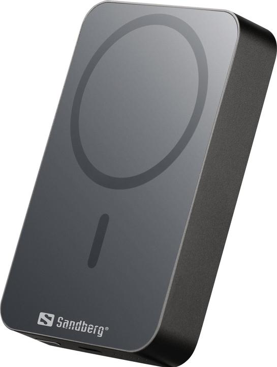 Produktbild Sandberg Mag Wireless Powerbank 10000 ALU (10000 mAh, 20 W, 37 Wh)