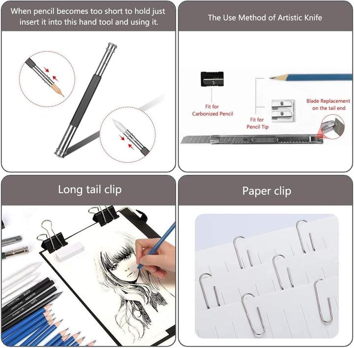 Actual product image Ulifeme Sketch pencil set