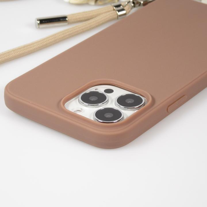 Actual product image PhoneLook Coque Gel silicone avec corde collier & chaîne de pierre décorative (Apple iPhone 13 Pro Max)