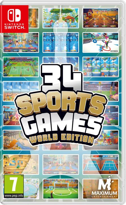 Produktbild Maximum Games 34 Sports Games - World Edition (Switch, Switch Lite, Switch OLED, EN, FR, IT)