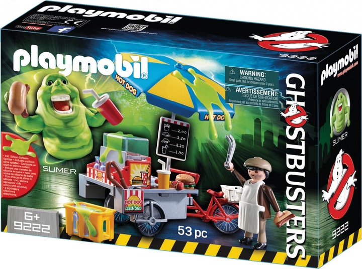 Actual product image Playmobil Slimer with Hot Dog Stand (9222, Playmobil Ghostbusters)