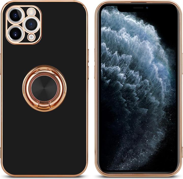 Produktbild Cadorabo Hülle für Apple iPhone 11 PRO MAX im TPU mit Kameraschutz und Ring LM089 Style (Apple iPhone 11 Pro Max)