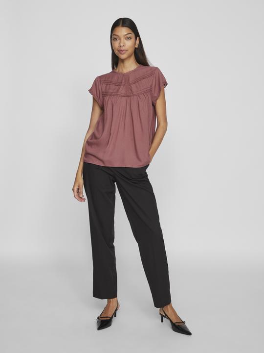 Actual product image Vila Detailed top with short sleeves (36)