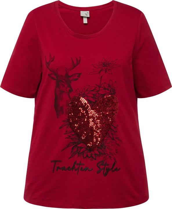Actual product image Ulla Popken Sequined Graphic Tee (42, 44)