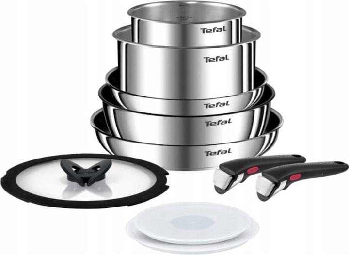 Tefal SET 10P L897SA74 (22 cm, Pot, Steel)
