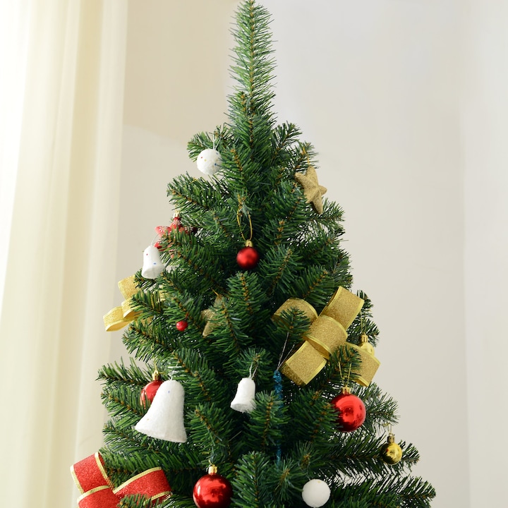 Produktbild Homcom Tannenbaum mit Metallständer (210 cm)
