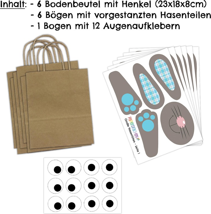 Produktbild Papierdrachen XXL Osterhasentüten