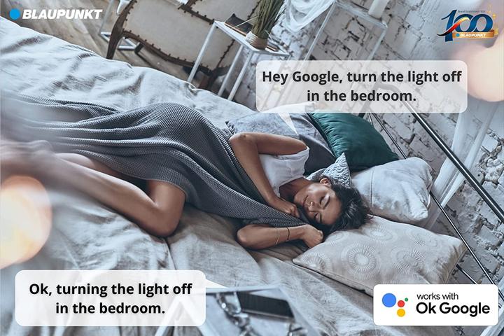 Immagine prodotto Blaupunkt Lampadina intelligente E27 - WiFi - Dimmerabile - Lampada intelligente - 9W - Google Home - Singola (E27, 900 lm, 1 x)