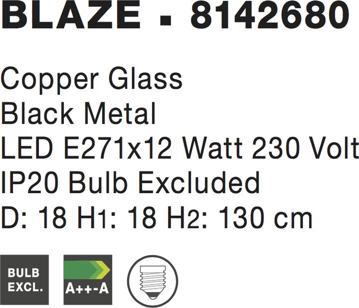 Produktbild Nova Luce Blaze (E27)