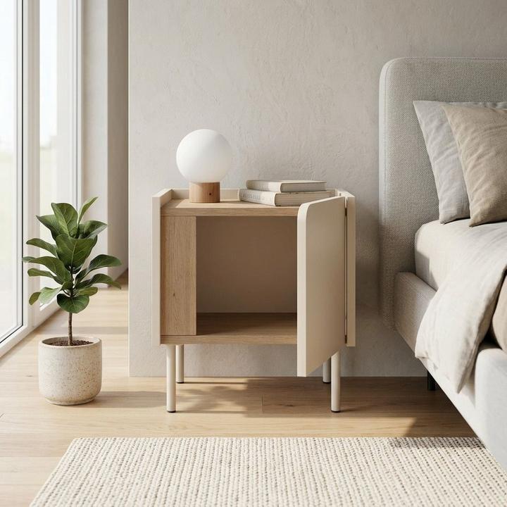 Actual product image Skye Decor Lucile Nightstand (45.50 x 35 x 47.80 cm)