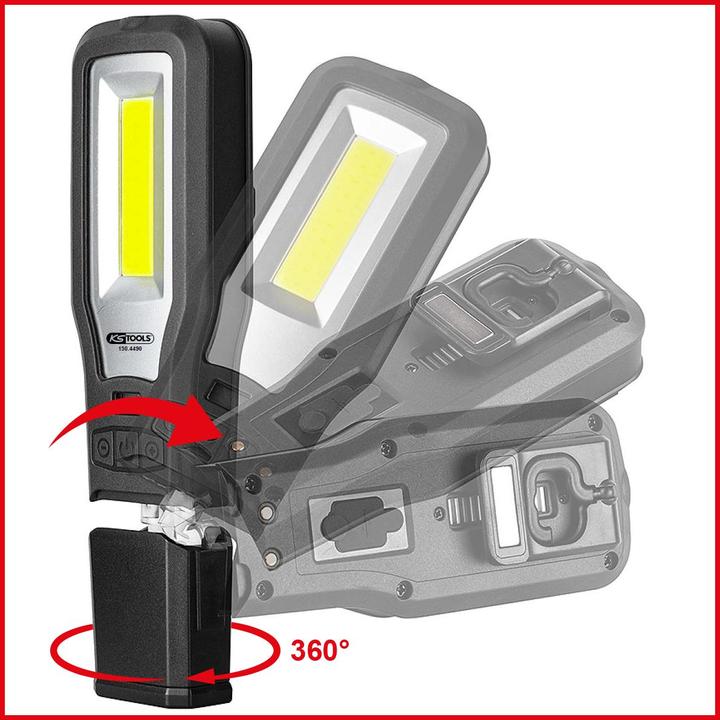 Actual product image KS Tools Workshop hand lamp (550 lm)