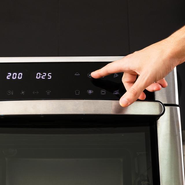 Actual product image Cecotec BAKE&FRY 3000 TOUCH STEEL