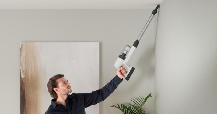 Actual product image Electrolux EP71HB14UV Stick Vacuum Cleaner/Electric Broom Battery Dry Bagless 0.3 l 57 W Cream 4 Ah