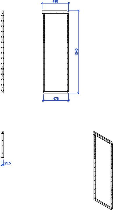 Actual product image Peka Metall Standard larder unit pull-out system