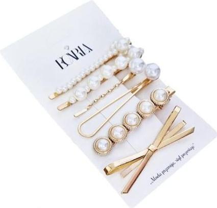 Ecarla Élégant Hairpins Or 4Pcs (4 pcs)