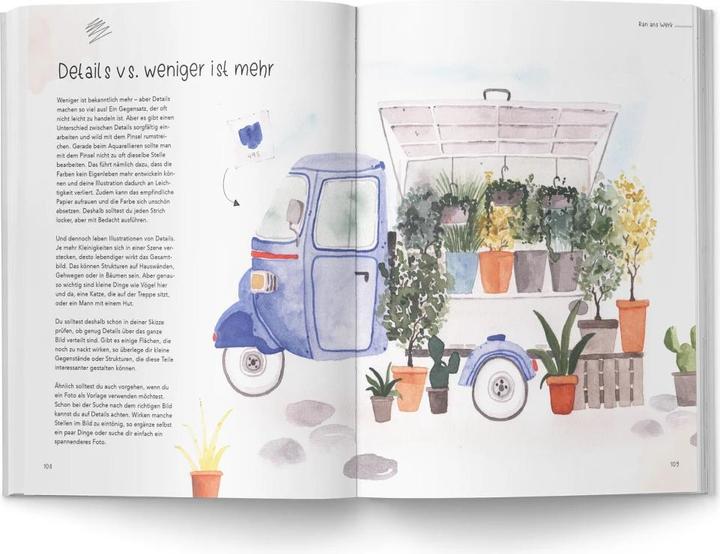 Actual product image Urban Watercolor Journey (German, Sue Hiepler, 2020)