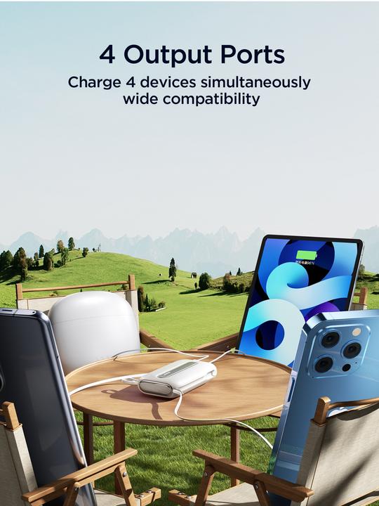 Produktbild Joyroom PowerBank JR-L012 Plus 22.5W 20000mAh (white) (20000 mAh, 22.50 W, 74 Wh)