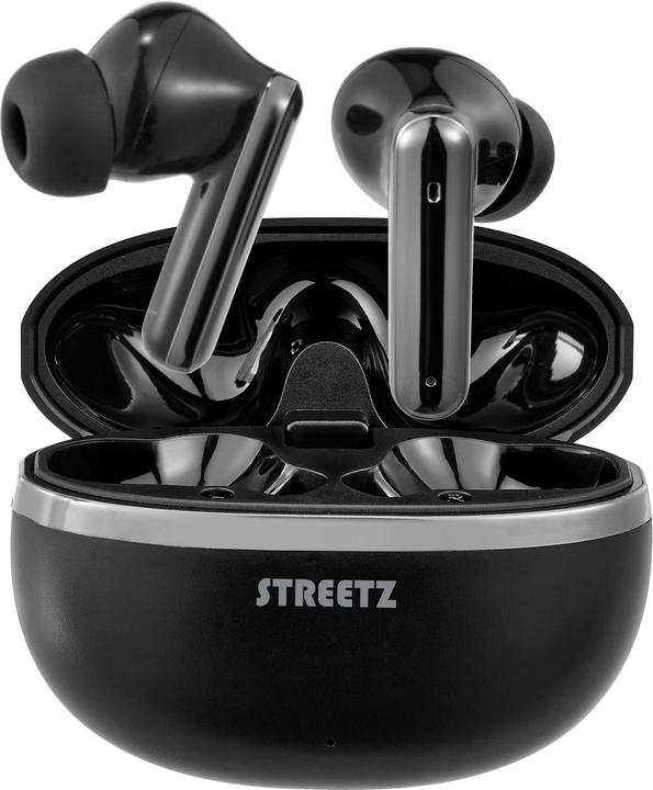 Streetz T235 TWS earphones black (5 h, Wireless)