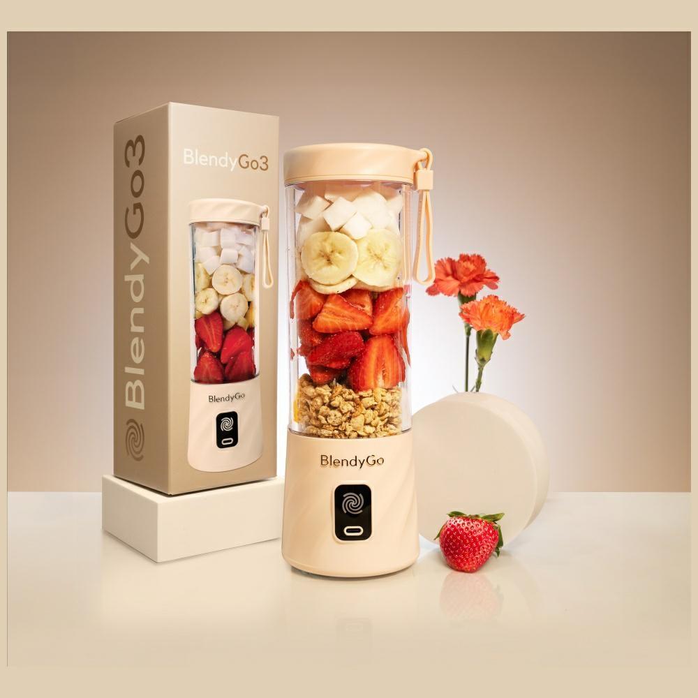 BlendyGo Wireless Blender 3 beige, Frullatore a bicchiere, Beige