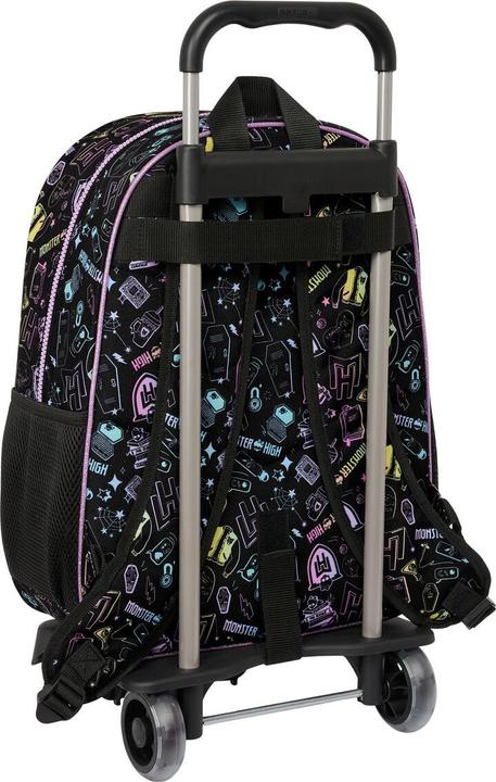 Immagine prodotto Monster High Zaino scuola con ruote Nero 33 x 42 x 14 cm