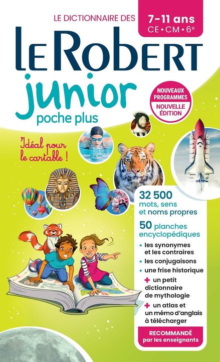 Immagine prodotto Le Robert junior : le dictionnaire des 7-11 ans : CE, CM, 6e (Francese, Collettività, 2025)