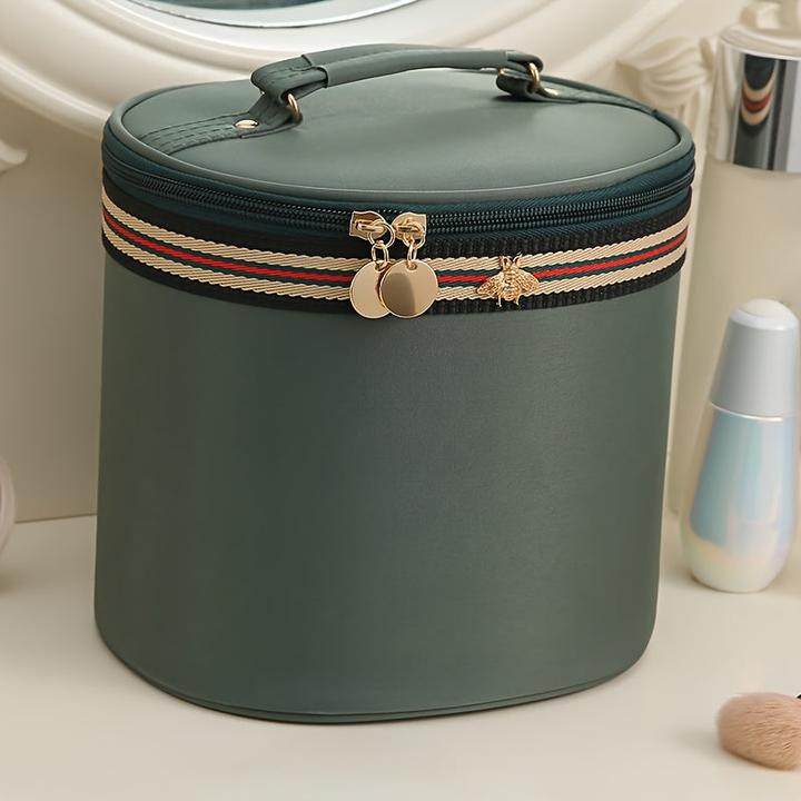 Image du produit Only-Bags.Store Trousse de maquillage en nylon imperméable de grande capacité, organiseur de maquillage de voyage