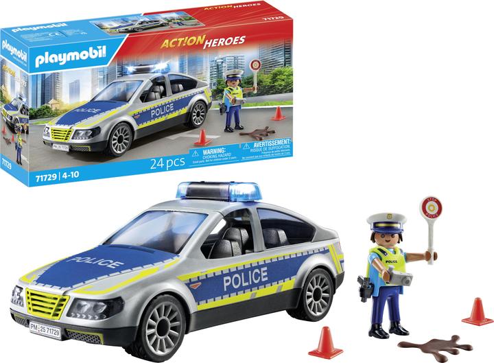 Actual product image Playmobil Police patrol car (71729)