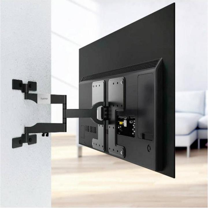 Image du produit Hama Support TV mural, OLED, plat, pivotant, extensible, 229cm (90") à 50kg (Mur, 90", 50 kg)
