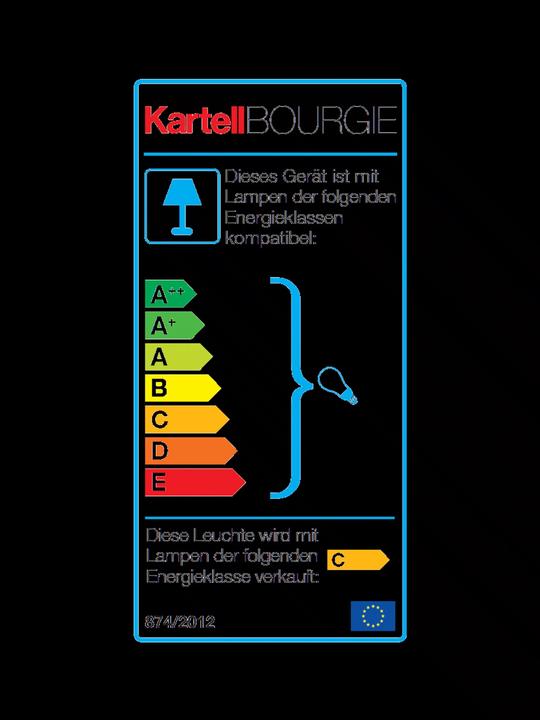Produktbild Kartell Tischleuchte Schwarz (240 lm, E27)