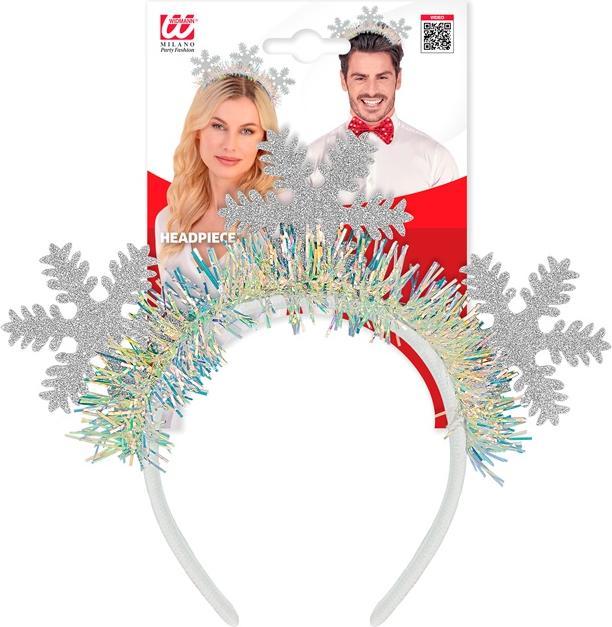 Produktbild Widmann Glitter Schneeflocken Haarreif